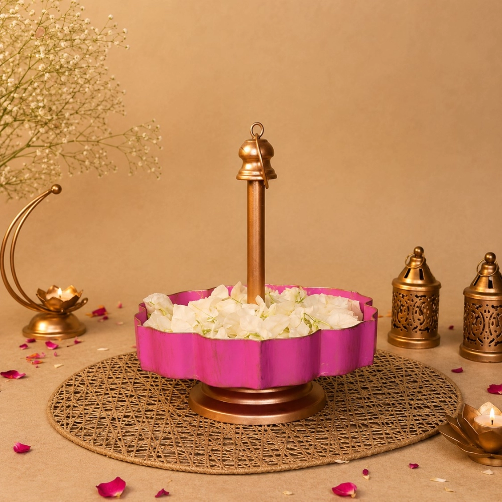 TRADITIONAL LAYER PINK URLI STAND