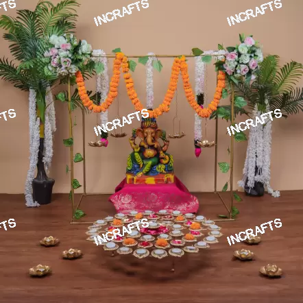 Grand Rectangular Mandap Mandir Package