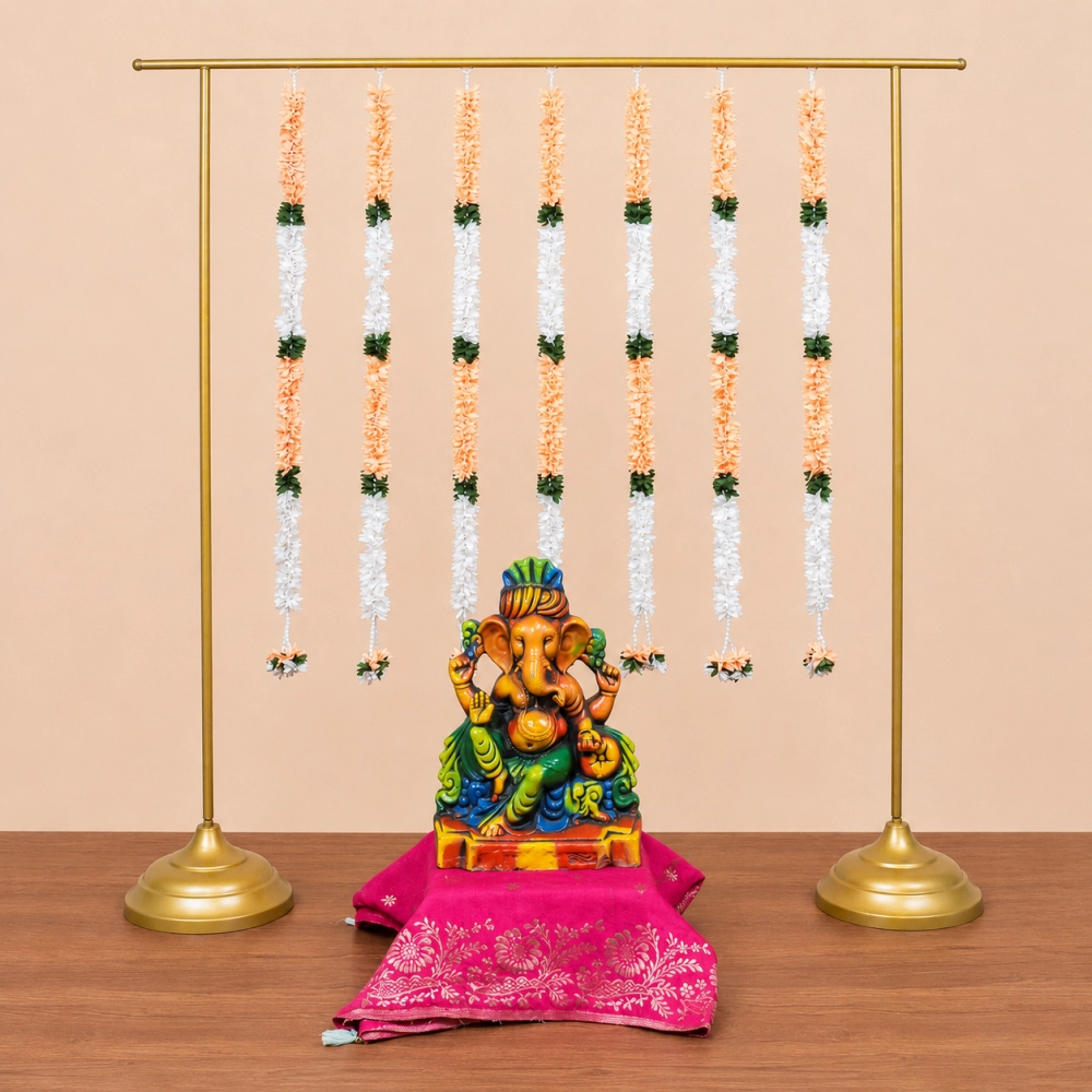 Elegant Metal Festive Backdrop Stand