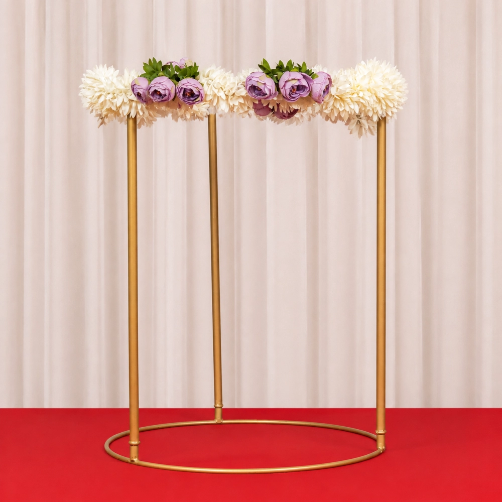 Premium Circular Metal Backdrop Stand