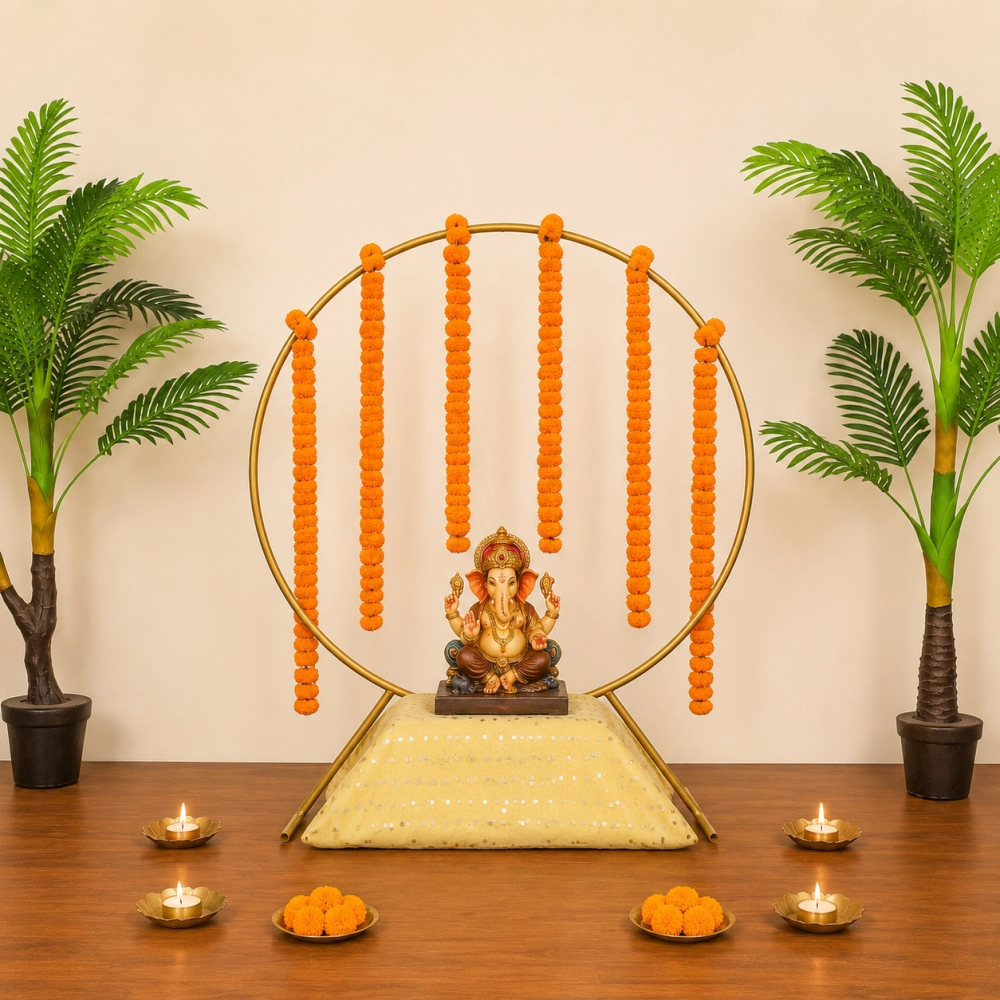 Shubh Mandal Ring Backdrop Stand   (Regular Size)