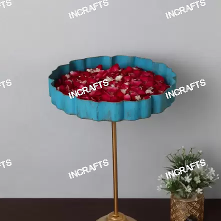 Standing Vatsal Urli Blue & Gold