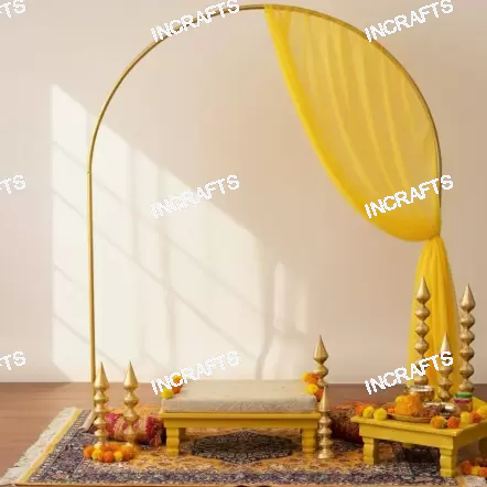 Haldi Elegance Home Decor Setup