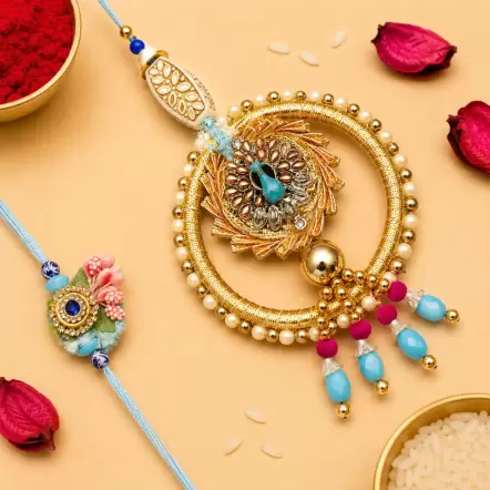 BHAIYA BHABI DESIGNER RAKHI RAKHI 