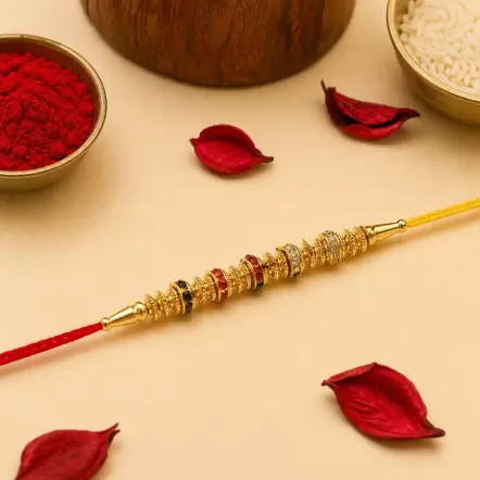 PEARLS BEADED RAKHI