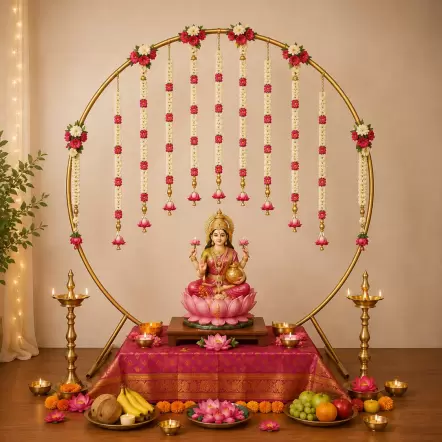 Shubh Mandal Ring Backdrop Stand (Grande Size)