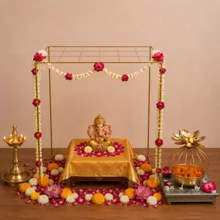 Grand Mandap Rectangular Backdrop Stand