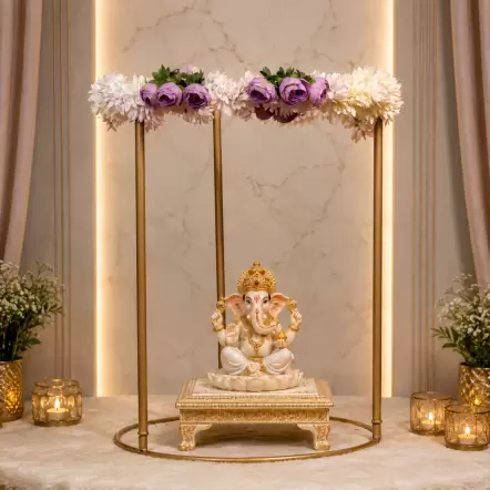 Premium Circular Metal Backdrop Stand