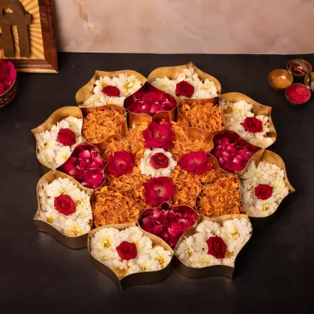 Rajwada Floral Rangoli Decor