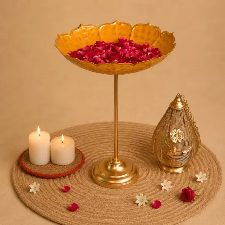 STANDING YELLOW & GOLD URLI